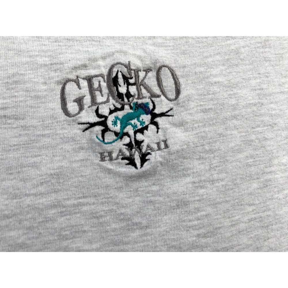 Vintage Vintage Gecko Hawaii Shirt Mens Large Gra… - image 3