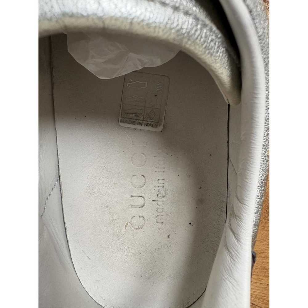 Gucci Tennis 1977 leather low trainers - image 3