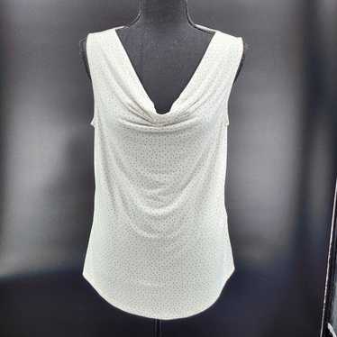 Banana Republic Banana Republic White Black Cowl … - image 1