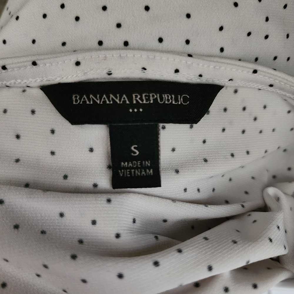 Banana Republic Banana Republic White Black Cowl … - image 7