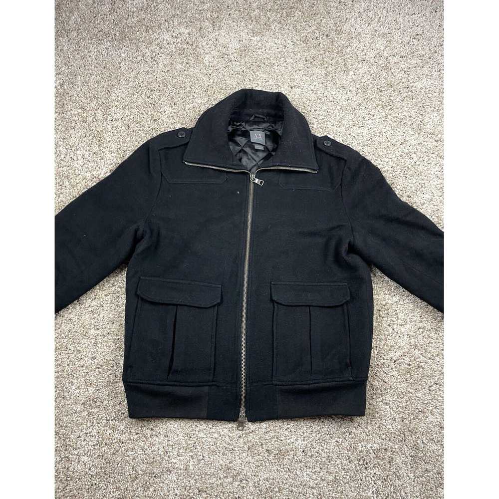 Armani Exchange Mens Small Sized Black Full Zip W… - image 3