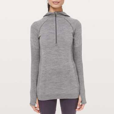 Lululemon LULULEMON Swiftly Wool 1/2 Zip Hoodie i… - image 1