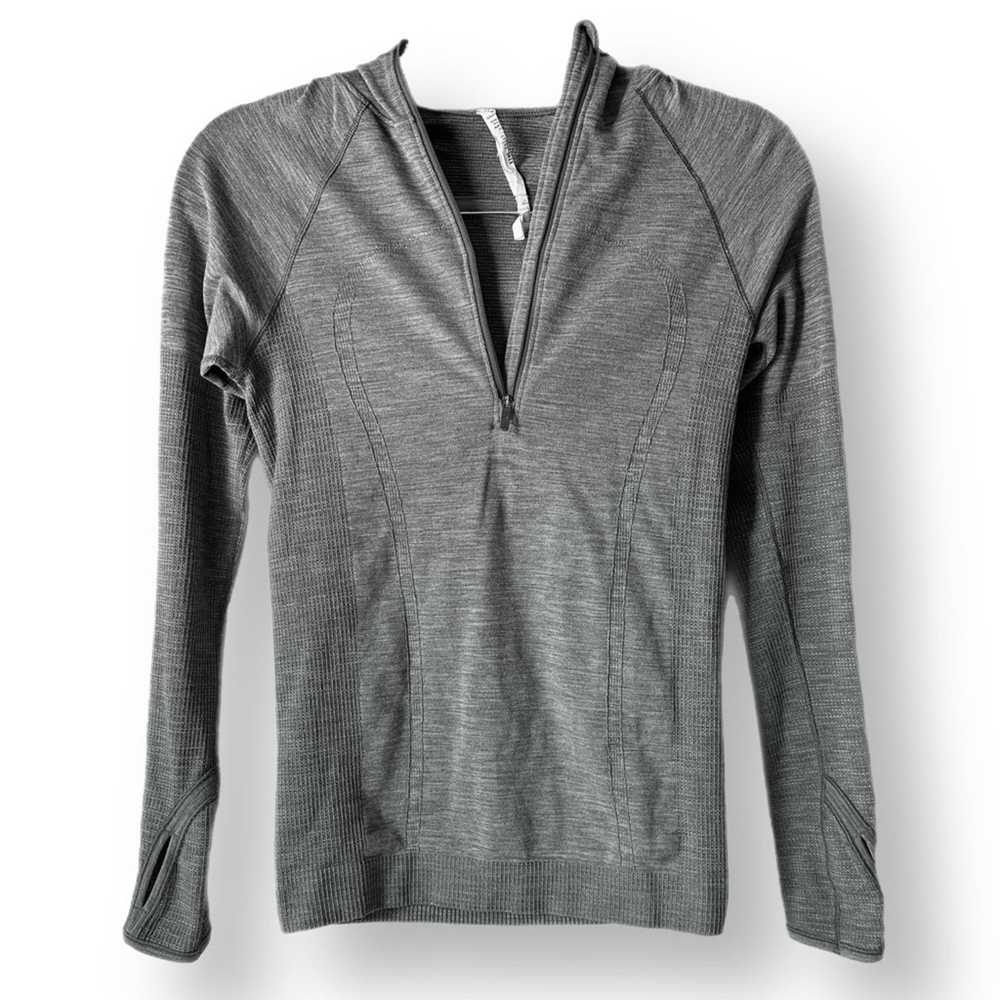 Lululemon LULULEMON Swiftly Wool 1/2 Zip Hoodie i… - image 3