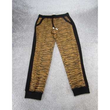 Vintage Womens Tiger Jacquard Brown Jogger Pant C… - image 1