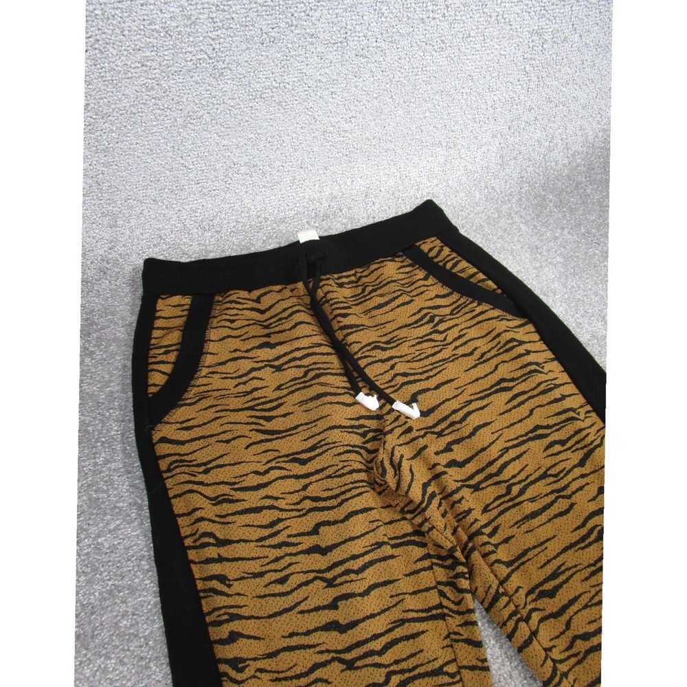 Vintage Womens Tiger Jacquard Brown Jogger Pant C… - image 2