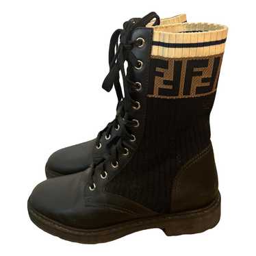 Fendi Leather biker boots - image 1