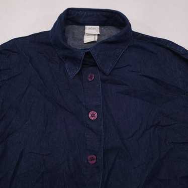 Jantzen Classics by Jantzen Button Up Jean Jacket… - image 1