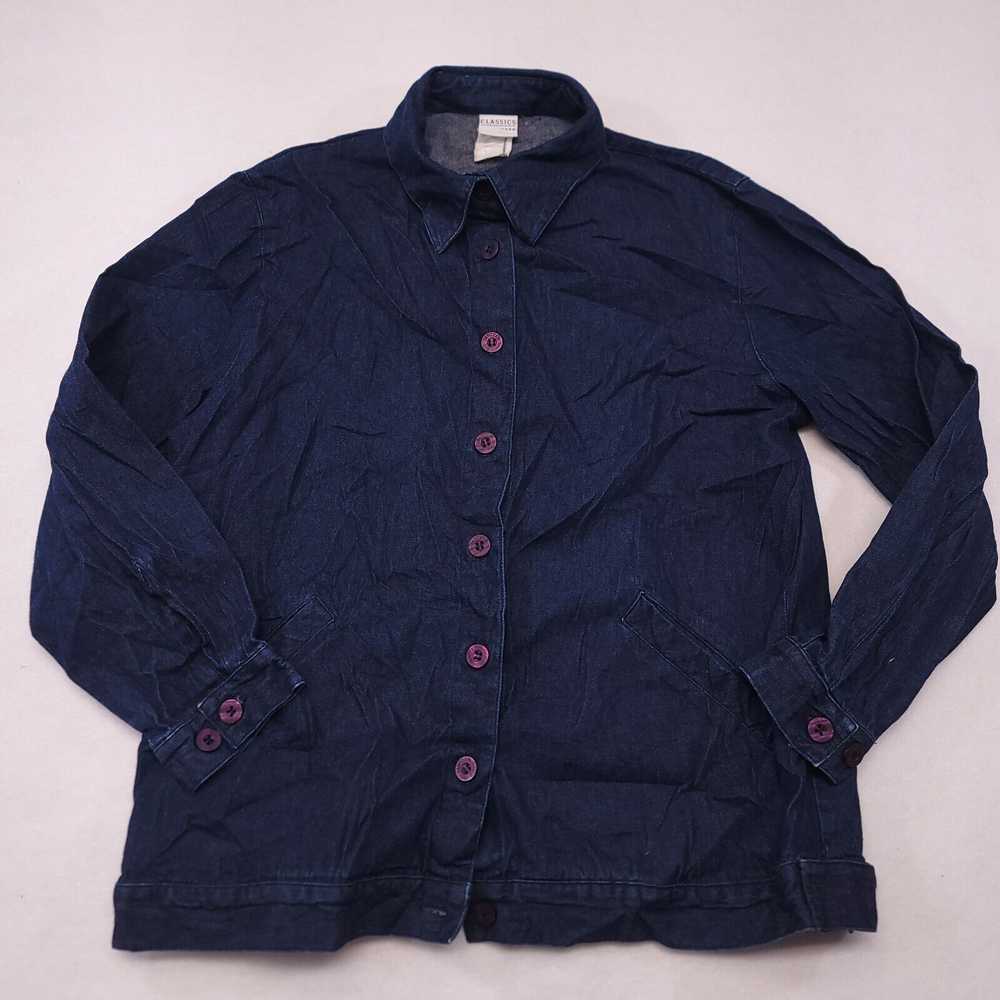 Jantzen Classics by Jantzen Button Up Jean Jacket… - image 2