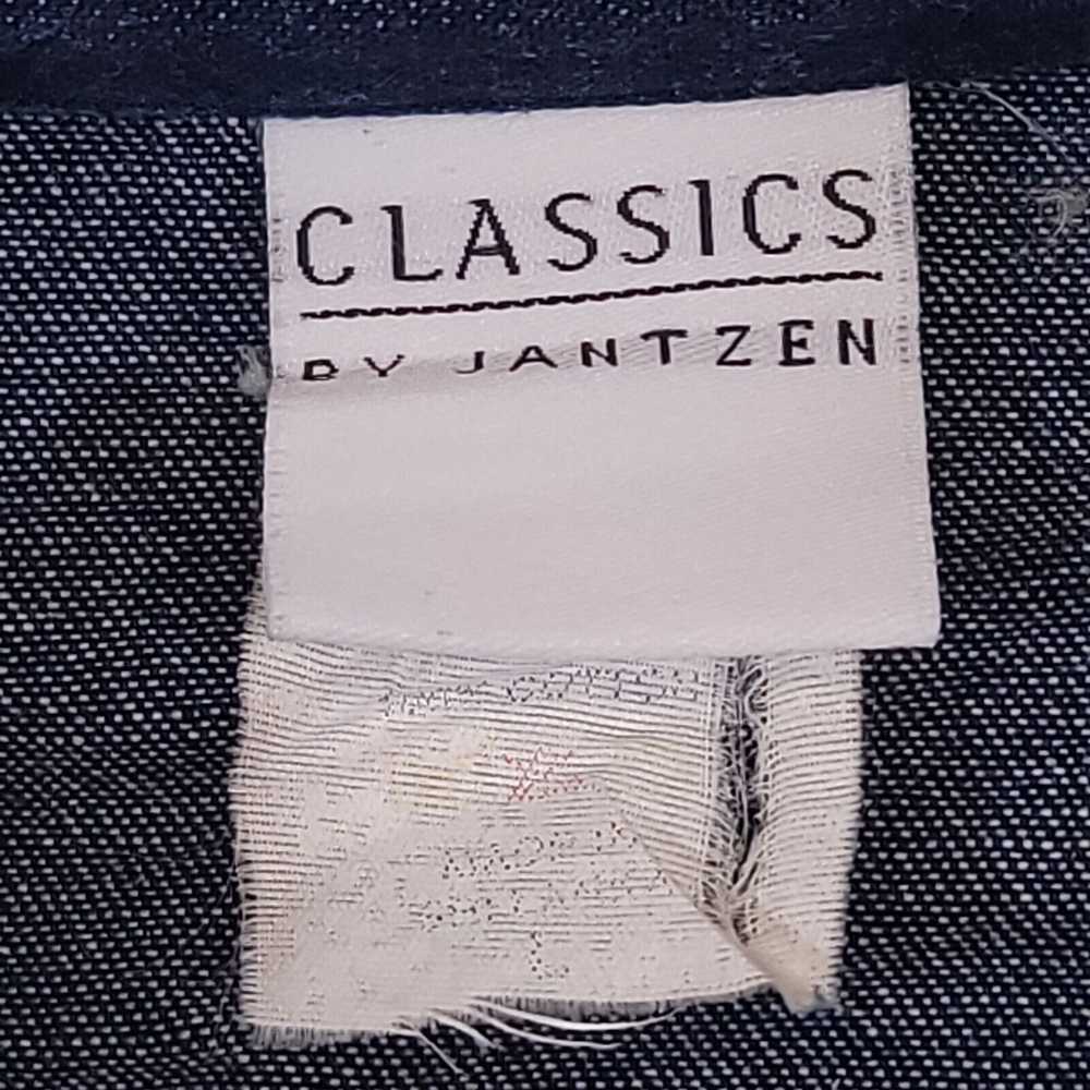 Jantzen Classics by Jantzen Button Up Jean Jacket… - image 3