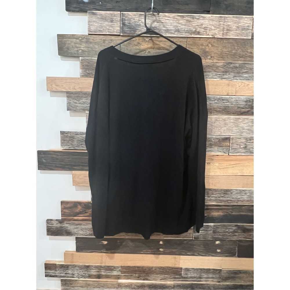 Unbrnd Talbots NWT black button front sweater car… - image 2