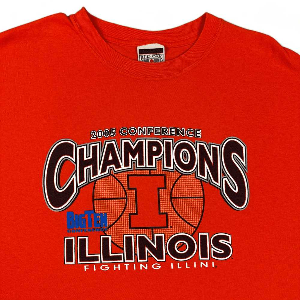 Ncaa Big Ten Shirt Orange University Illinois Ill… - image 2