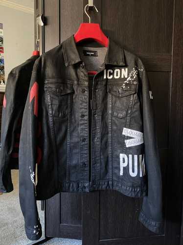 Dsquared2 DSQUARED2 Dan Icon Black Denim Jacket - image 1