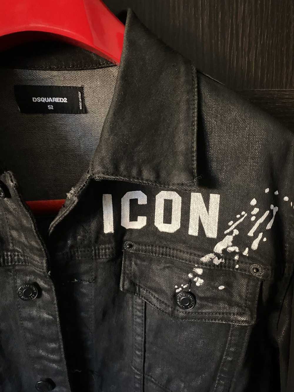 Dsquared2 DSQUARED2 Dan Icon Black Denim Jacket - image 2