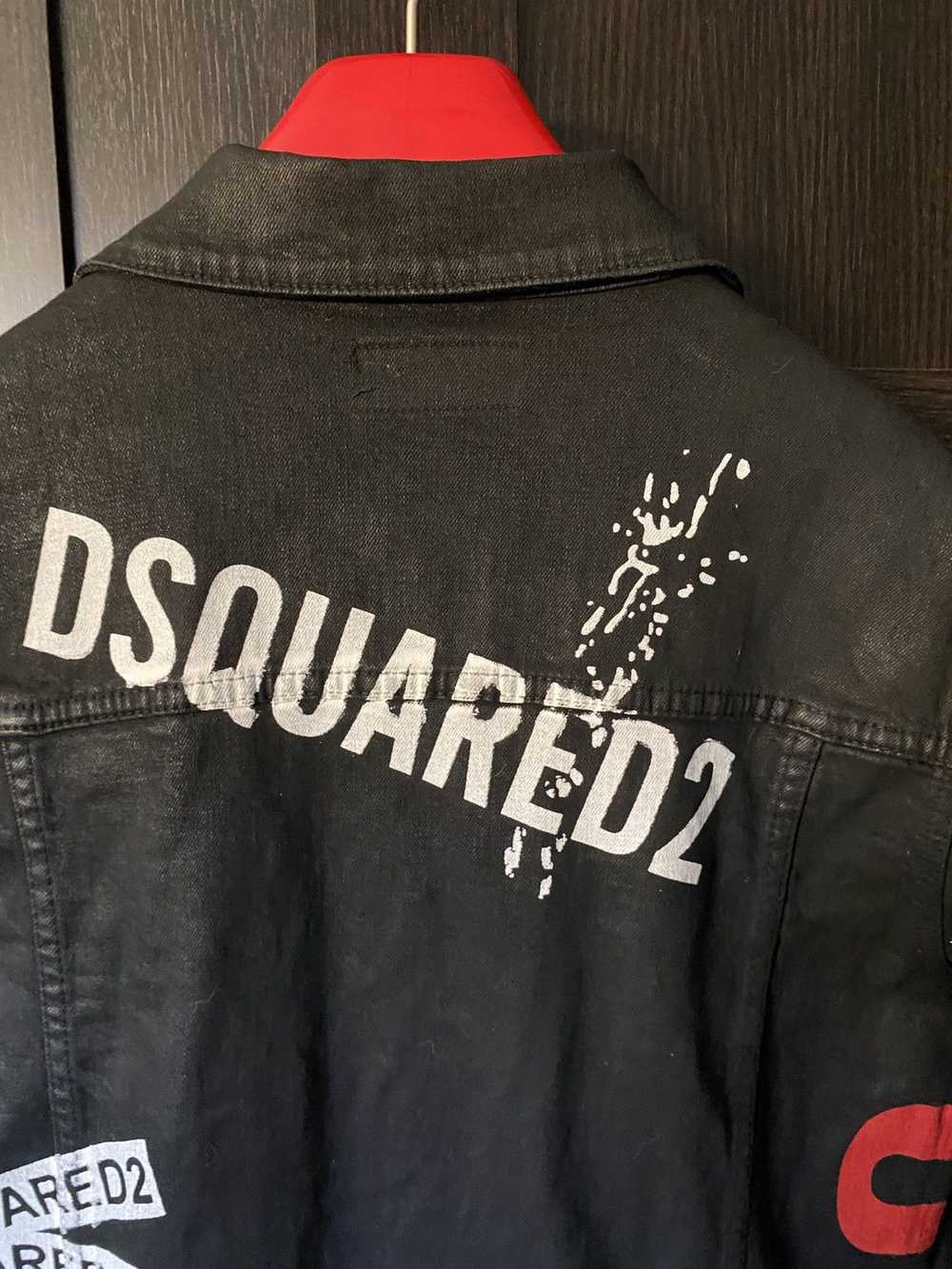 Dsquared2 DSQUARED2 Dan Icon Black Denim Jacket - image 3