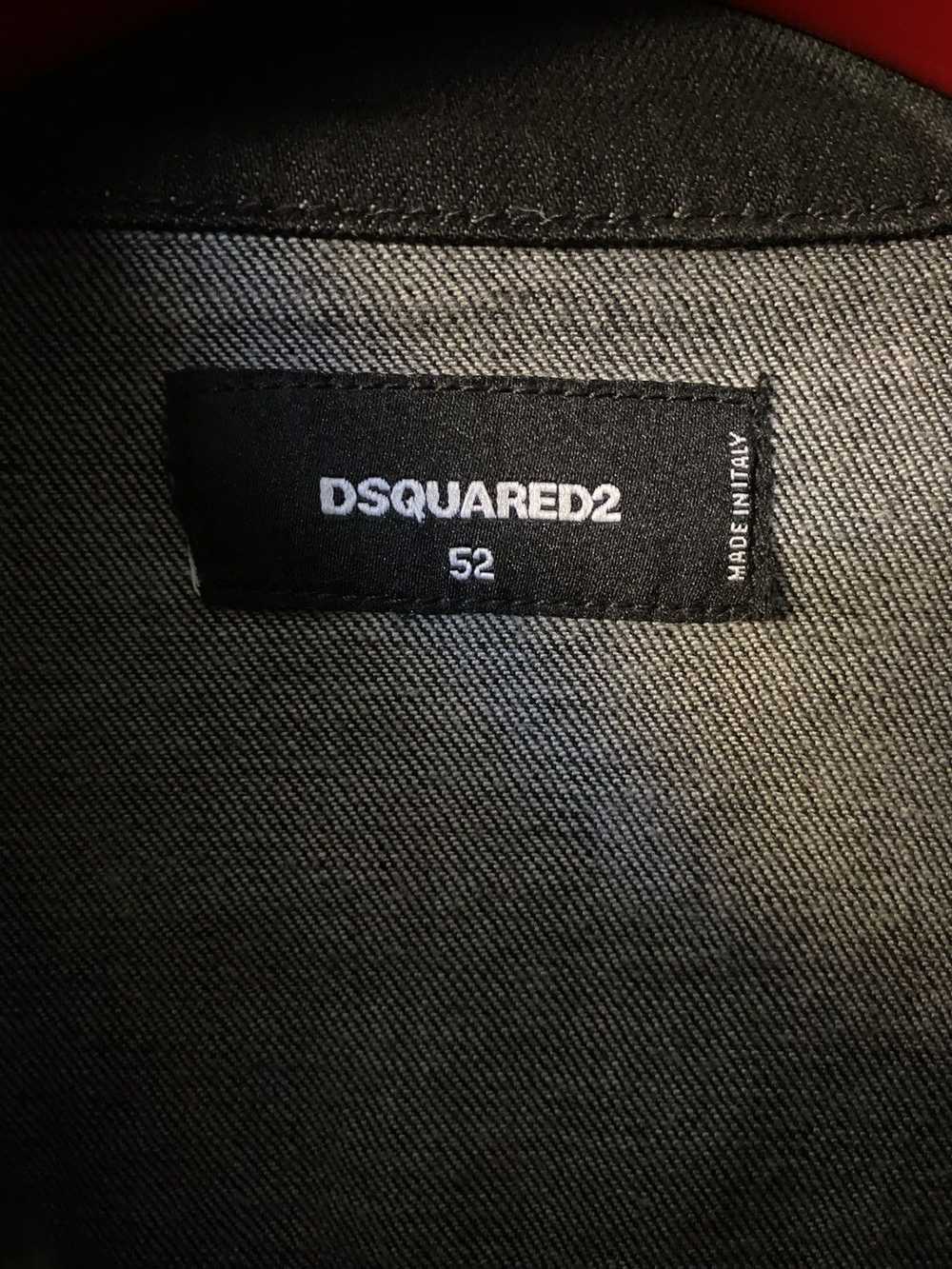 Dsquared2 DSQUARED2 Dan Icon Black Denim Jacket - image 4