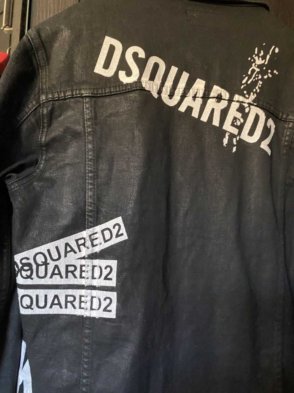 Dsquared2 DSQUARED2 Dan Icon Black Denim Jacket - image 6