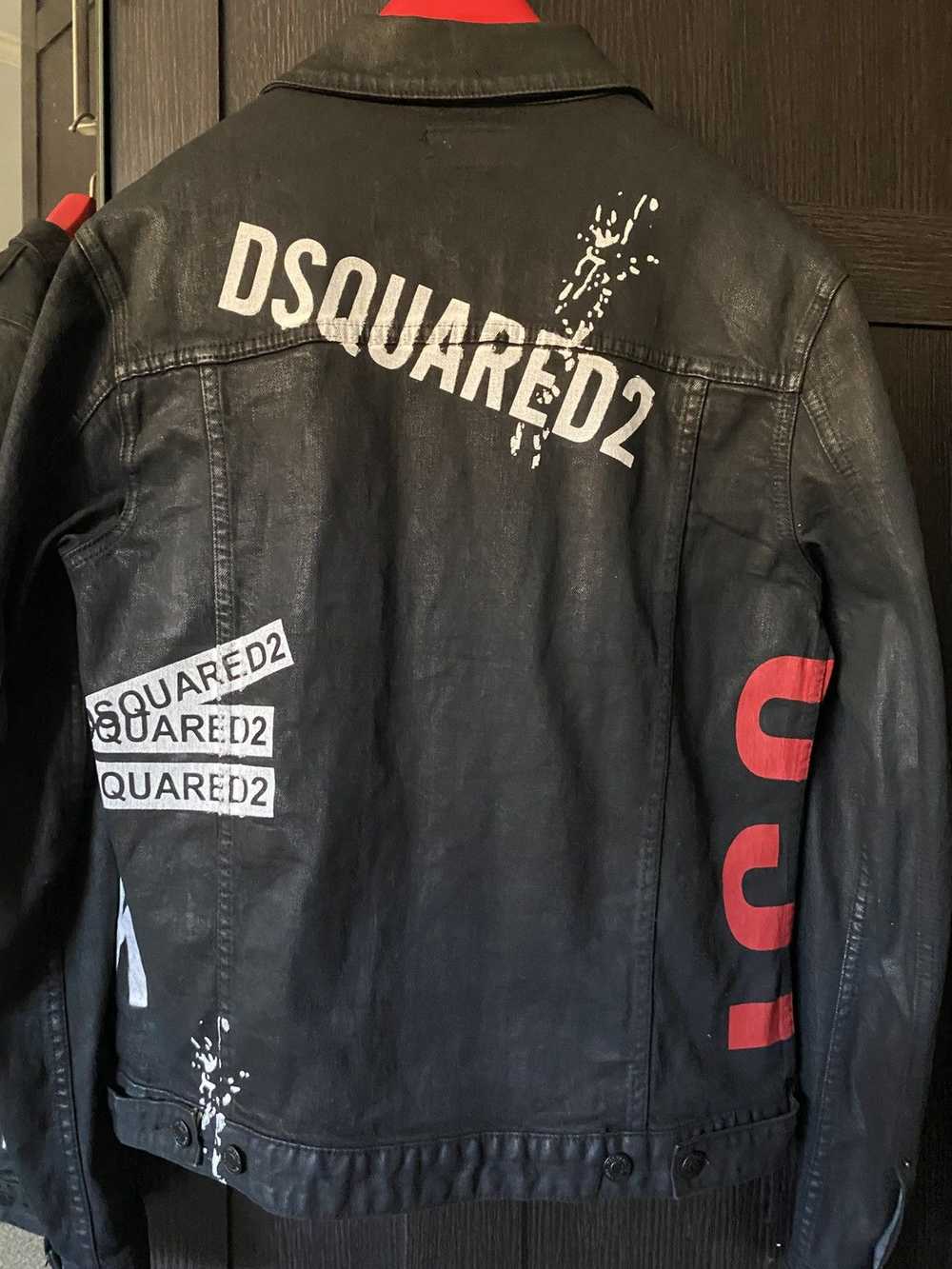 Dsquared2 DSQUARED2 Dan Icon Black Denim Jacket - image 7