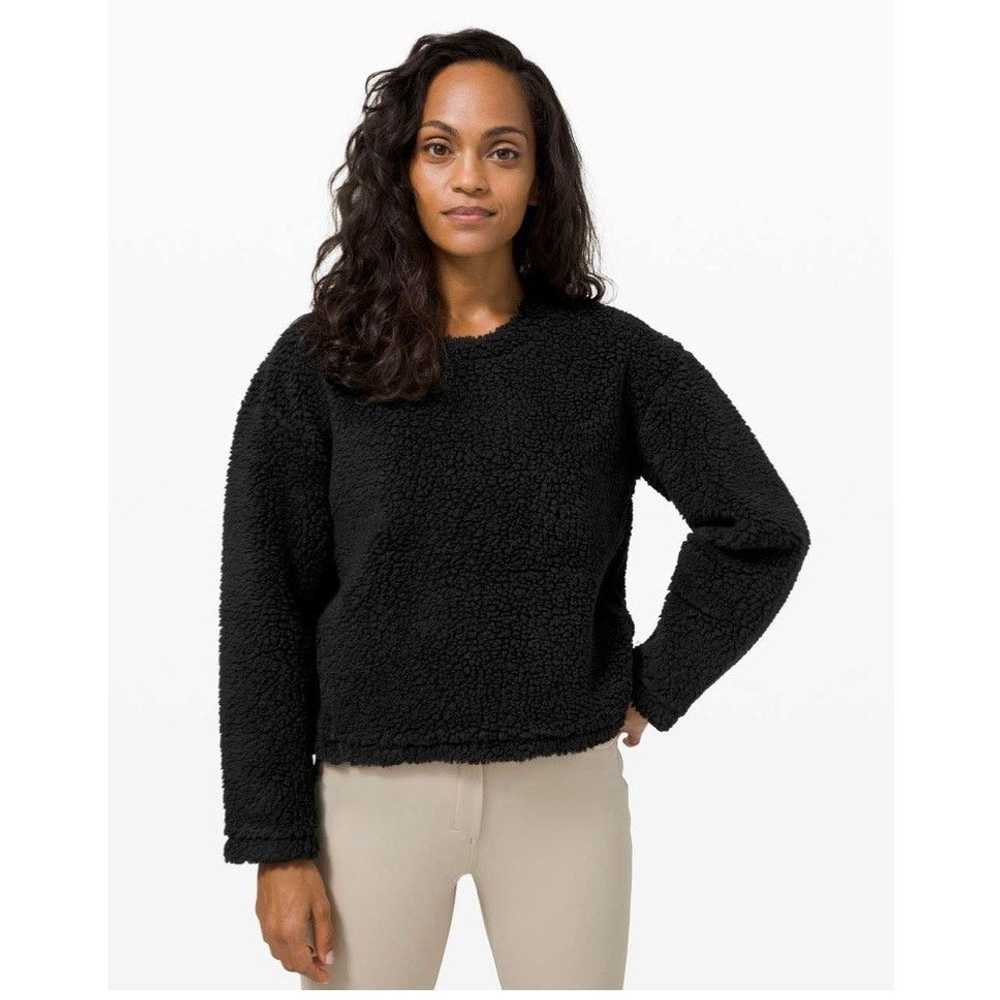 Lululemon Lululemon Black Wool Whenever Crew, siz… - image 2