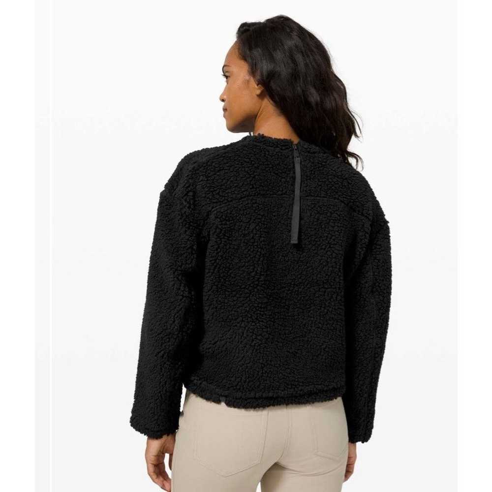 Lululemon Lululemon Black Wool Whenever Crew, siz… - image 3