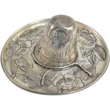 Sterling Silver 3D Sombrero Traditional Mexican H… - image 1