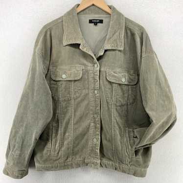 Brandy Melville Authentic Corduroy Trucker Button… - image 1