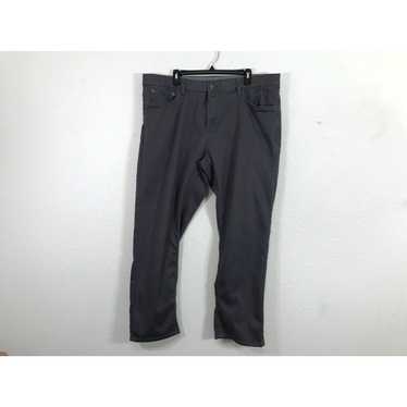 Izod Izod Pants Mens Size 40x32 Solid Gray Flat Fr