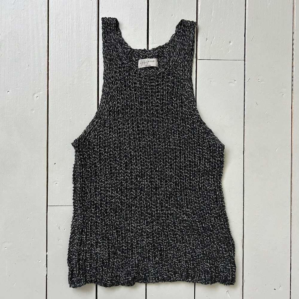 Yohji Yamamoto Pour Homme Silk-Cotton Knit Tank - image 1