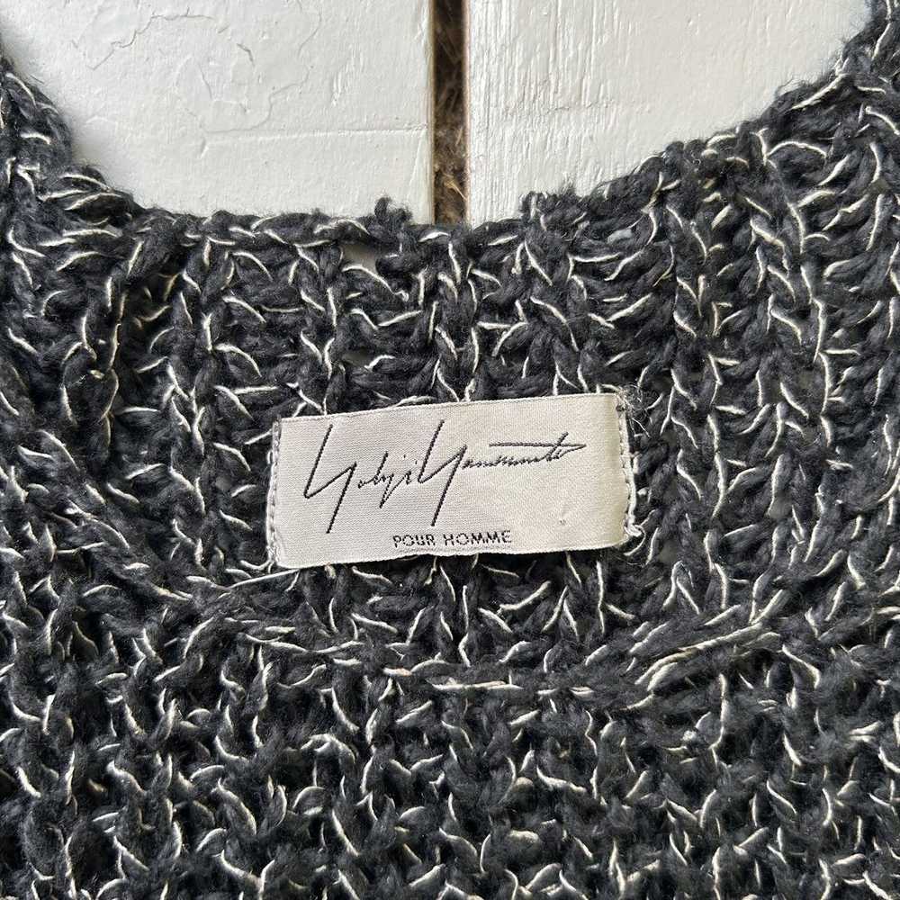 Yohji Yamamoto Pour Homme Silk-Cotton Knit Tank - image 3