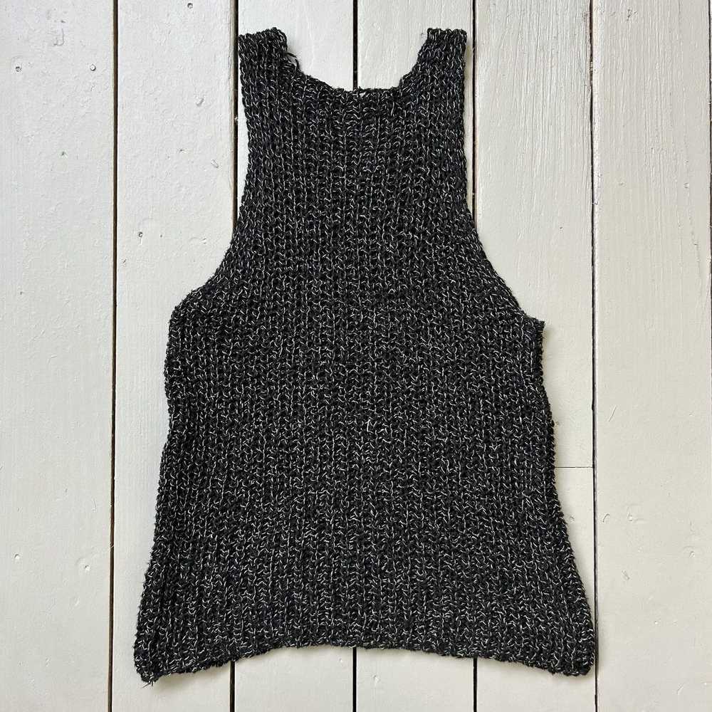 Yohji Yamamoto Pour Homme Silk-Cotton Knit Tank - image 4