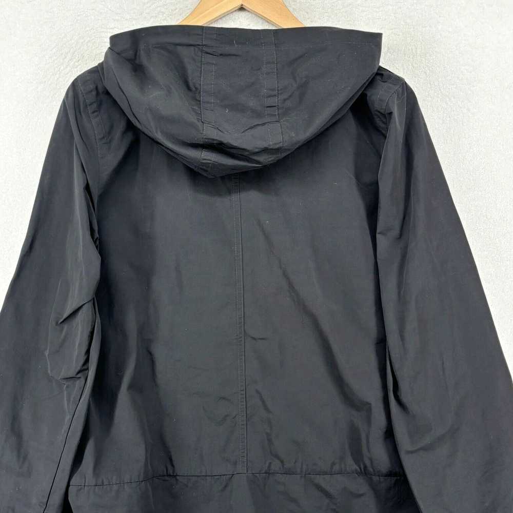 Eileen Fisher Hooded Black Nylon Windbreaker Jack… - image 7