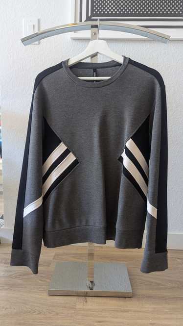 Neil Barrett Grey Short Scuba Sweater