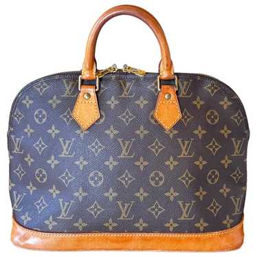 Louis Vuitton Alma leather handbag