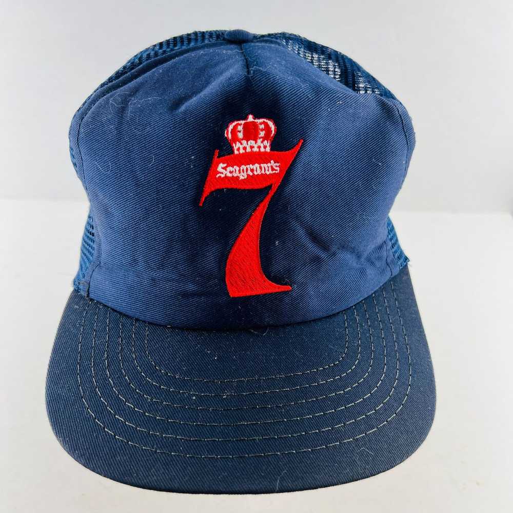 Other Seagrams 7 Crown Trucker Hat Baseball Style… - image 1