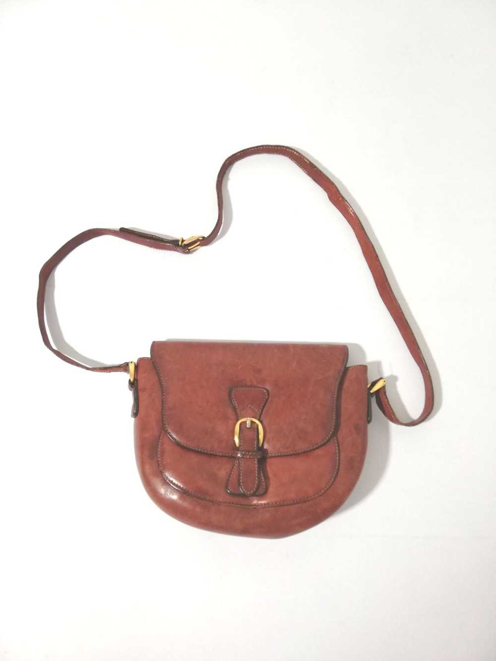 Gucci Dinner Vintage Gucci Leather Sling Bag - image 3