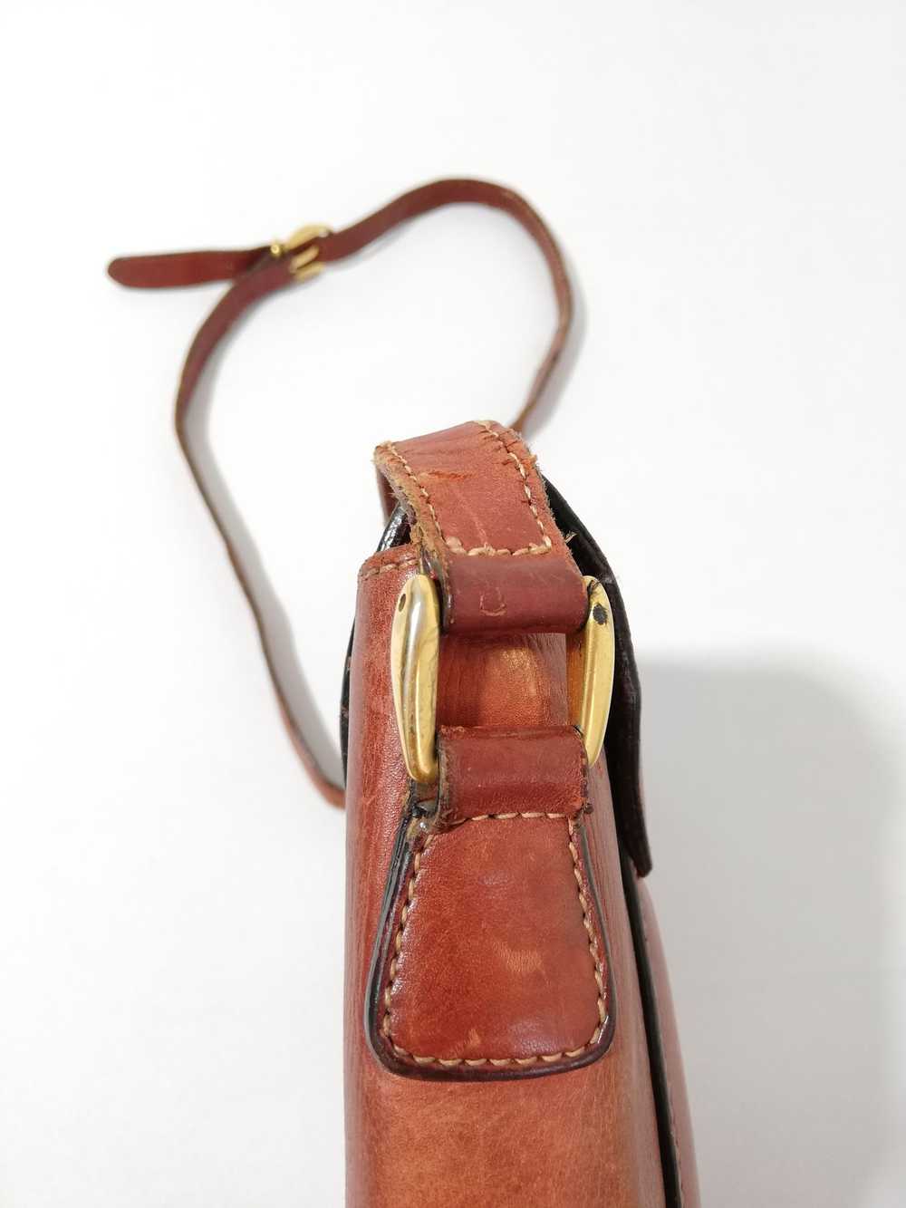 Gucci Dinner Vintage Gucci Leather Sling Bag - image 4