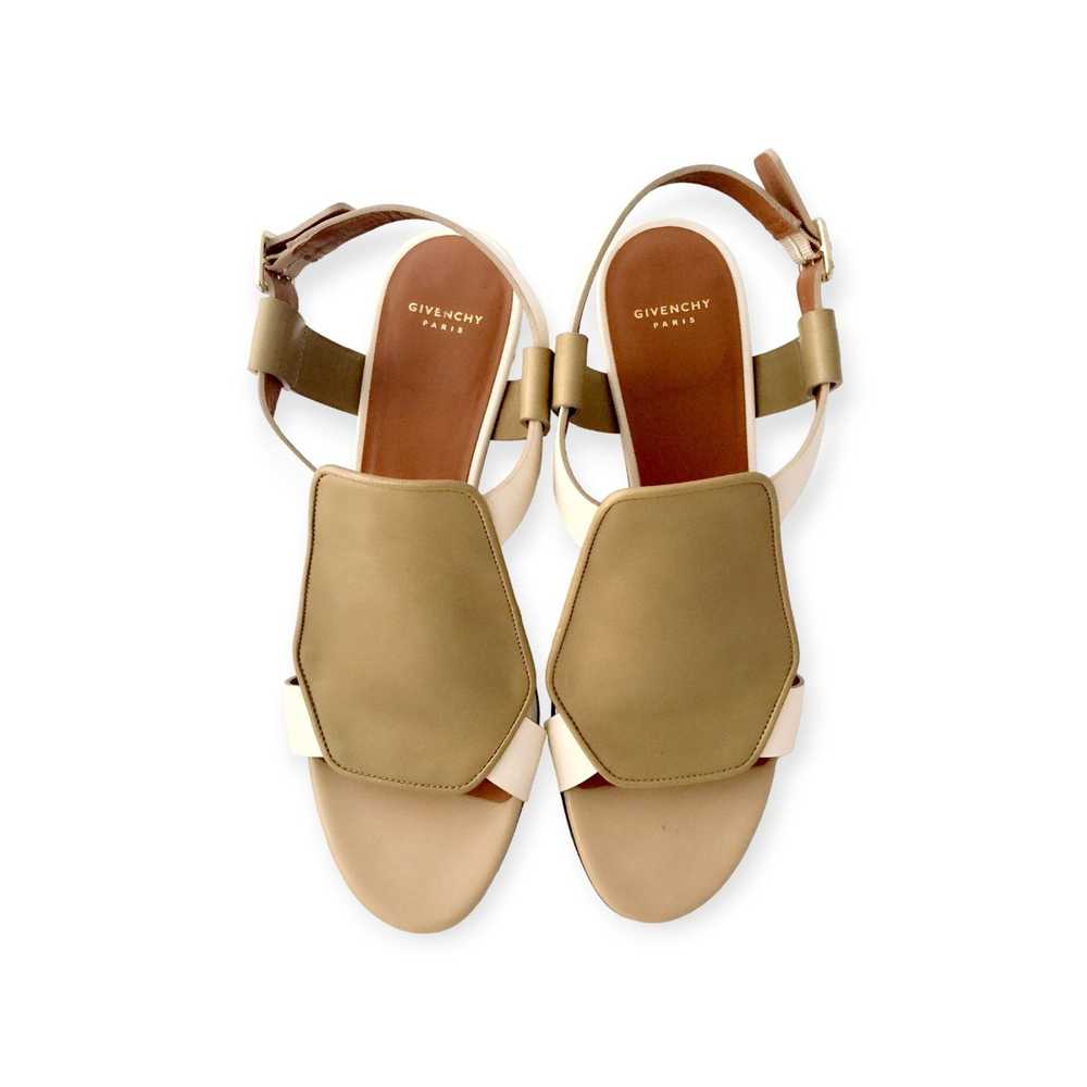 Givenchy Givenchy two tone sling back sandals in … - image 2