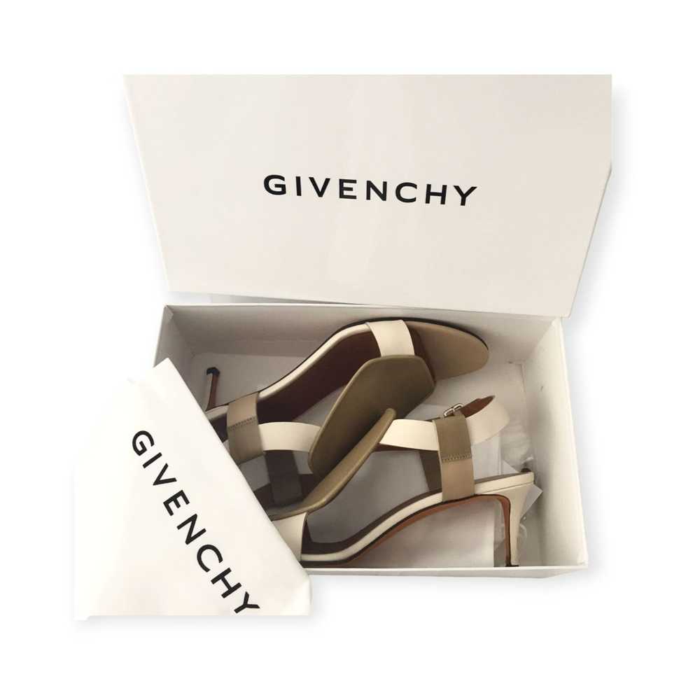 Givenchy Givenchy two tone sling back sandals in … - image 3