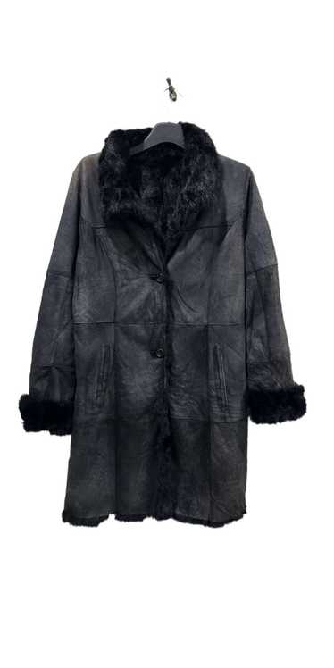 Japanese Brand × Vintage VTG Rabbit Fur J White Yu