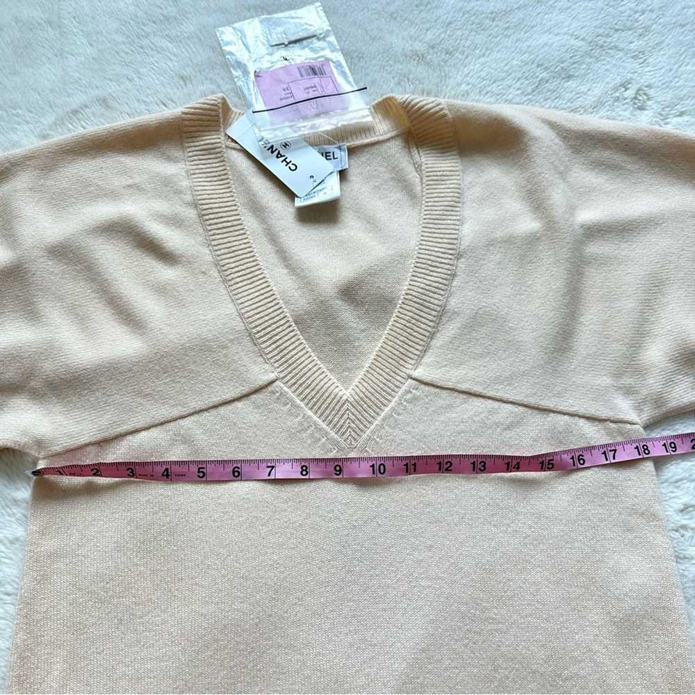 Chanel NWT!!! CHANEL cashmere top size 38 FR or 8… - image 11