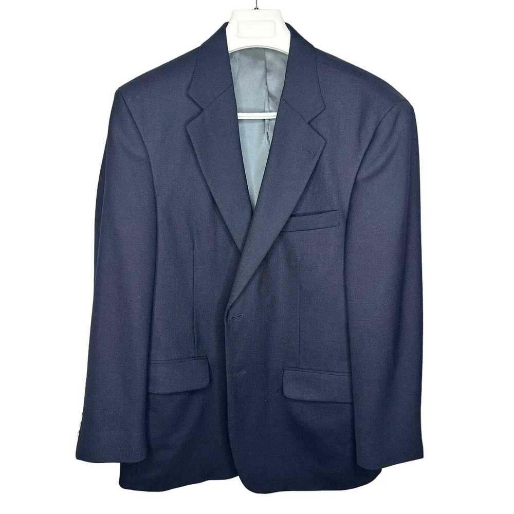 Stafford Stafford Men's 42R Navy Blazer - image 1