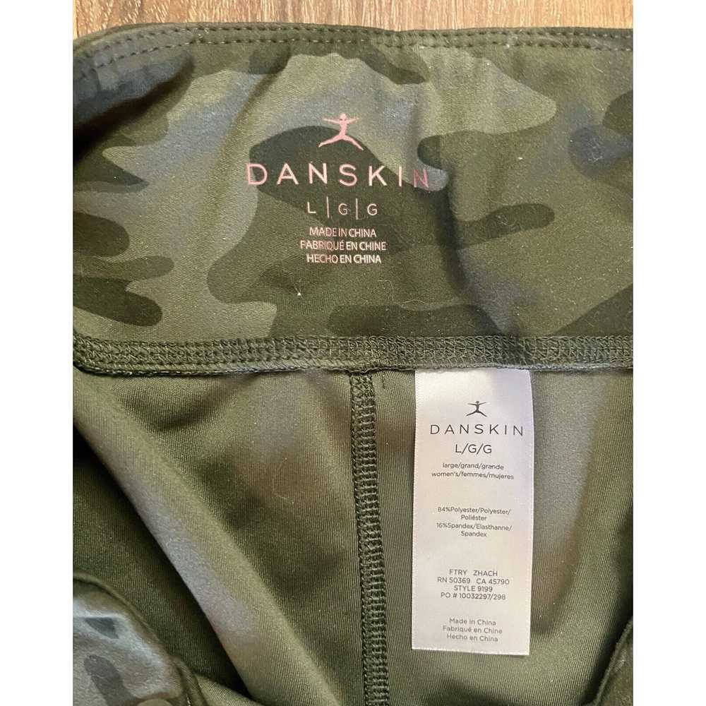 Other Danskin Ladies' High Rise Olive Green Camo … - image 6