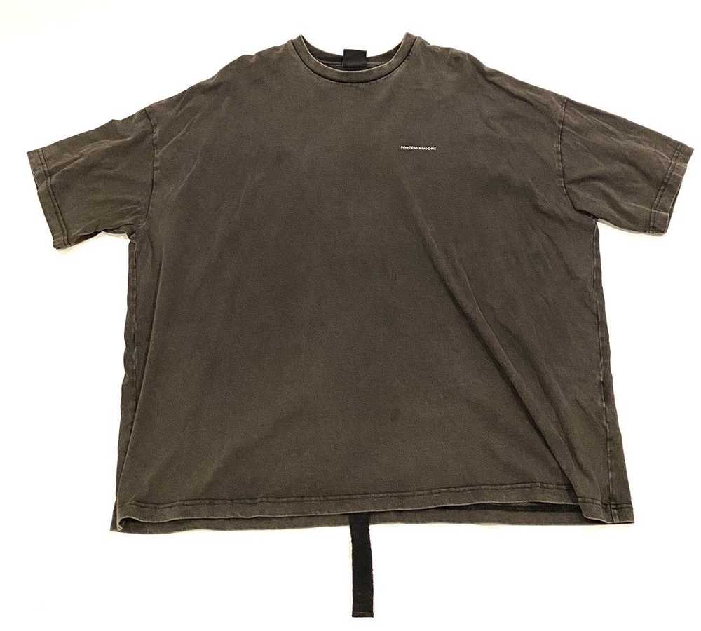 Pmo vintage wash charcoal tee - image 1