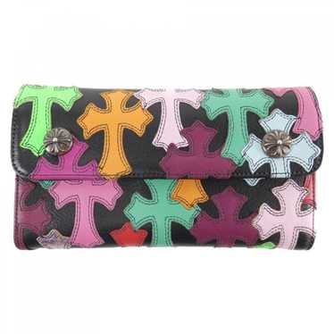 Chrome Hearts Cemetery Cross Snap Wallet