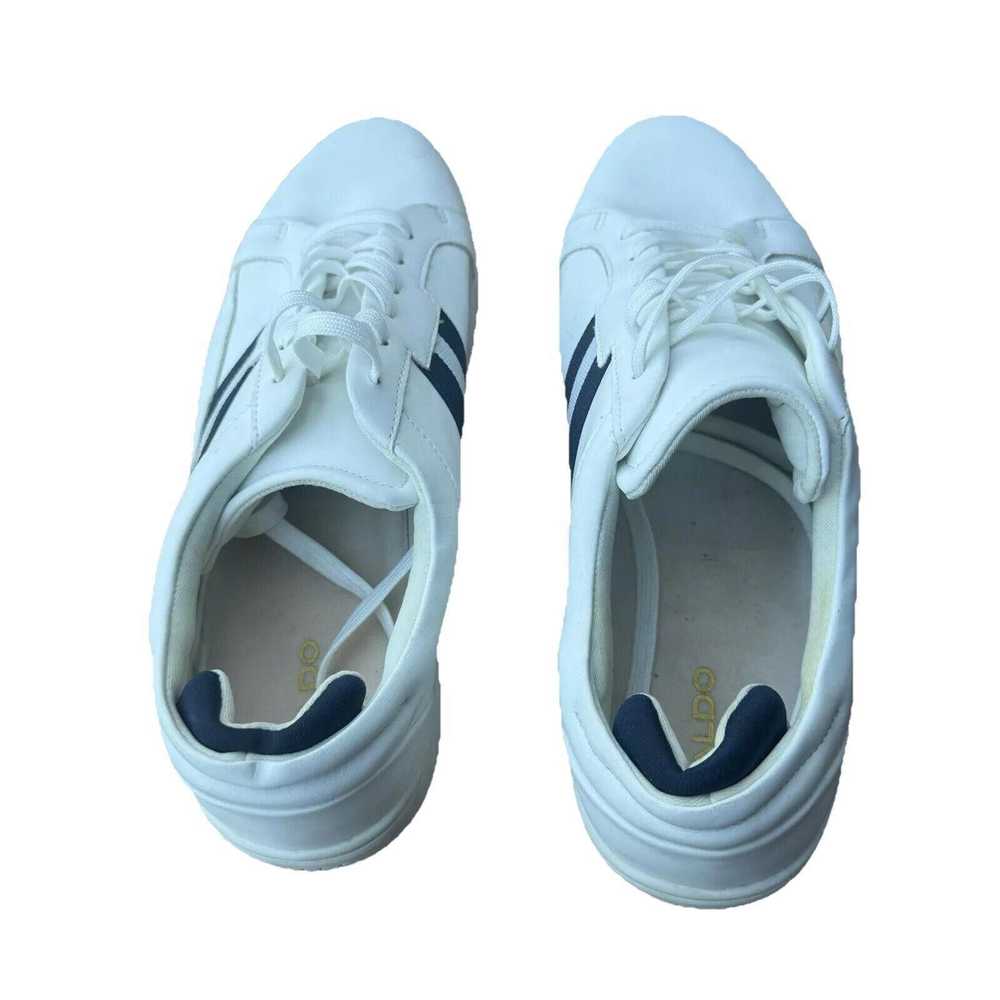 Aldo Aldo White Casual Dress Sneakers Mens 13 - image 3