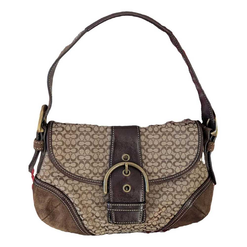 Coach Signature Sufflette cloth handbag - image 1