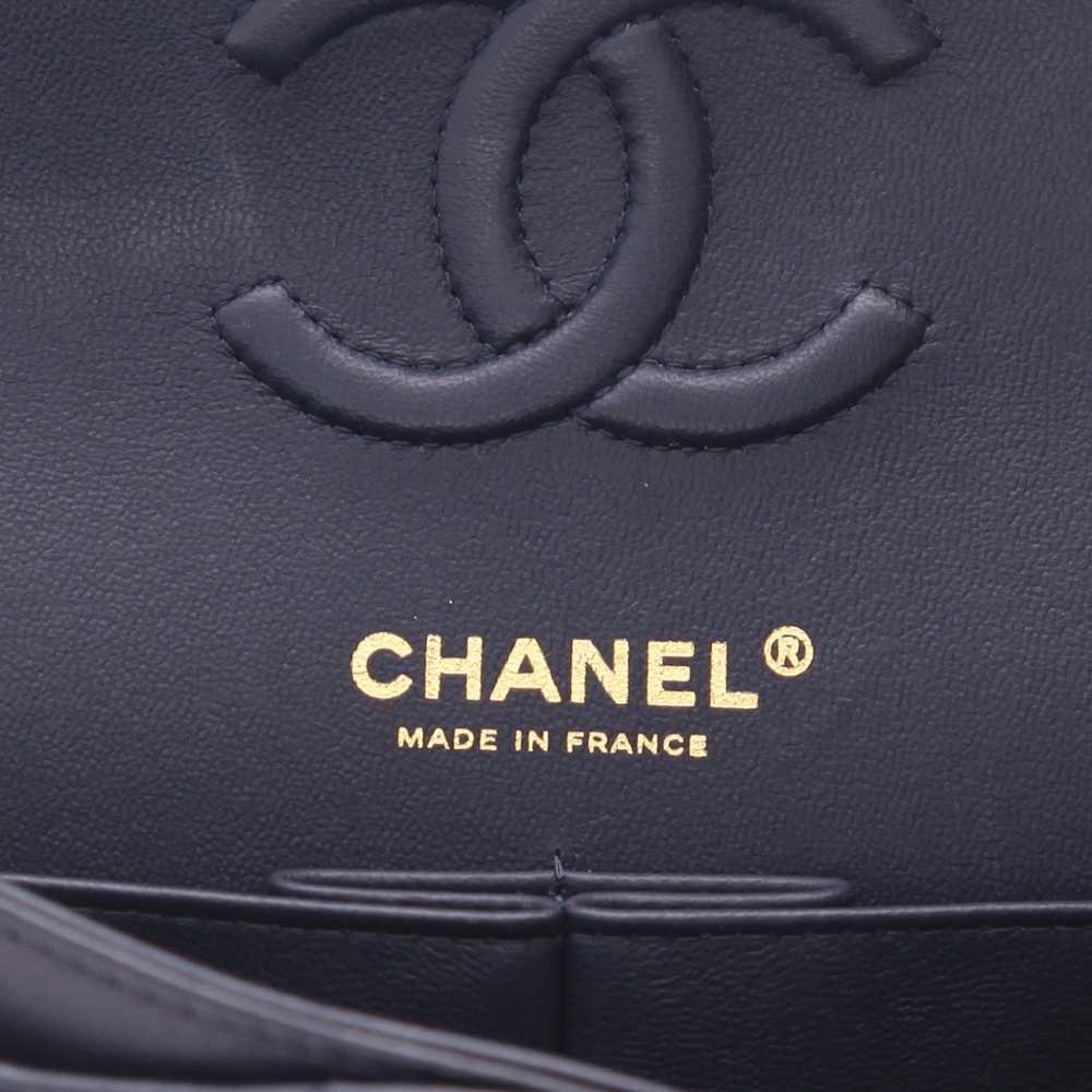 Chanel Timeless Petit handbag in blue quilted lea… - image 3