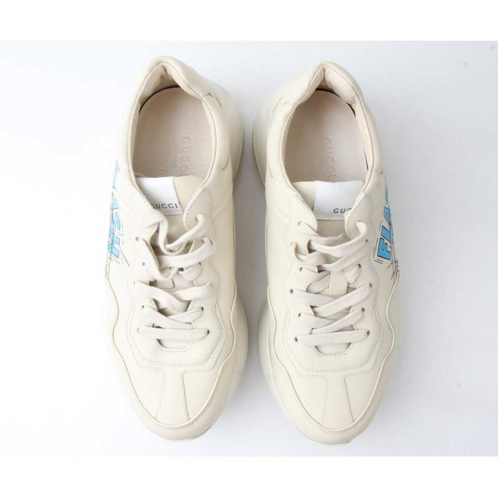 Disney x Gucci Leather low trainers - image 4