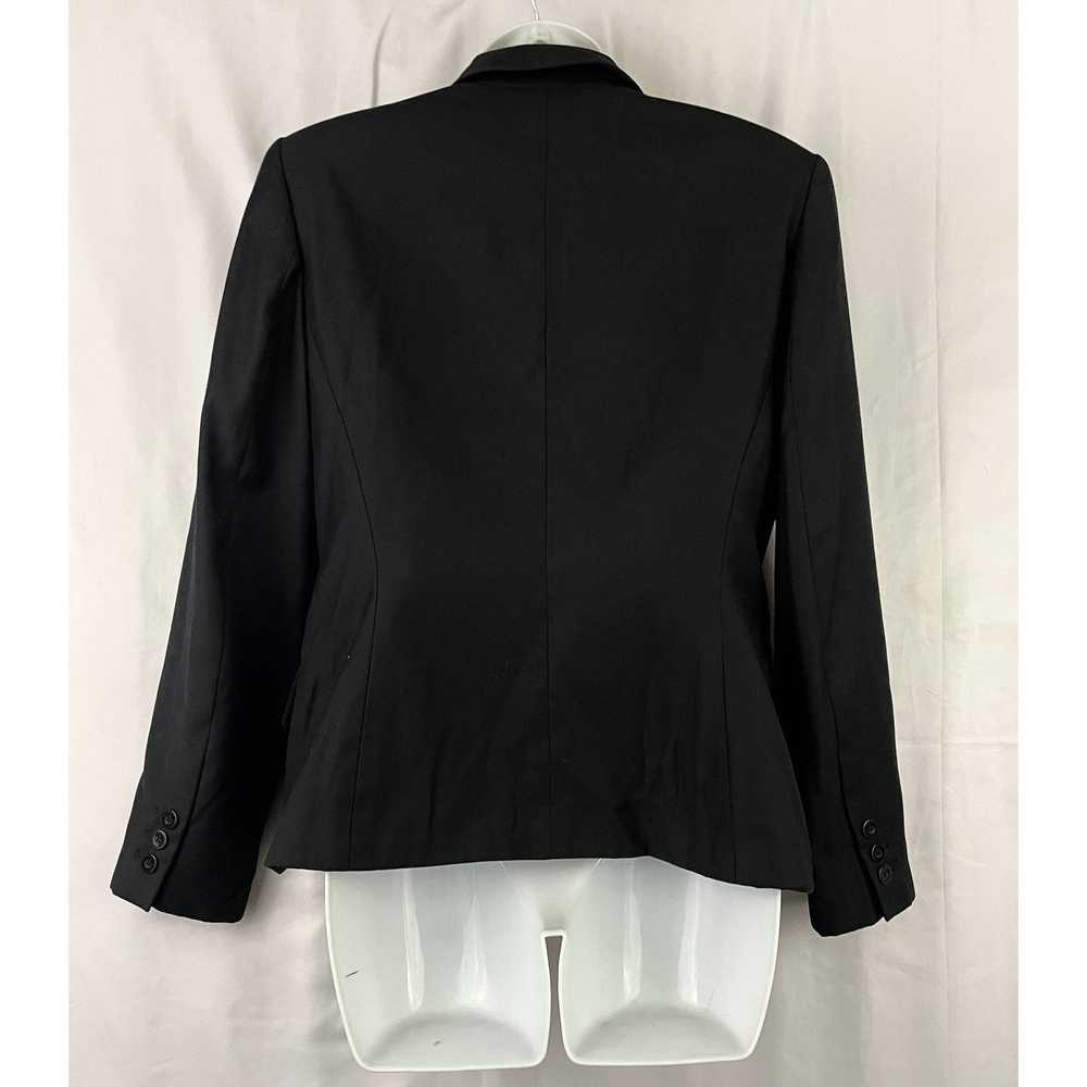 Anne Klein Anne Klein Black Blazer Jacket 8 Singl… - image 2