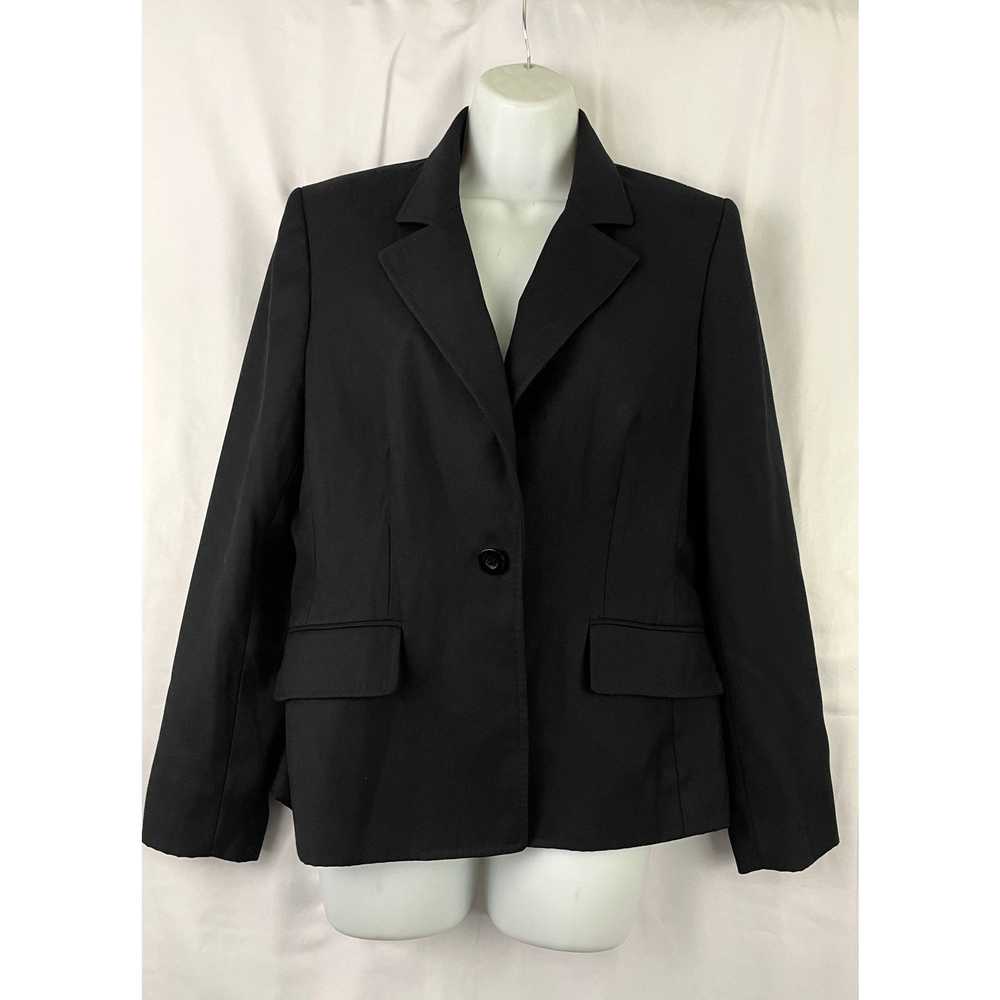 Anne Klein Anne Klein Black Blazer Jacket 8 Singl… - image 8