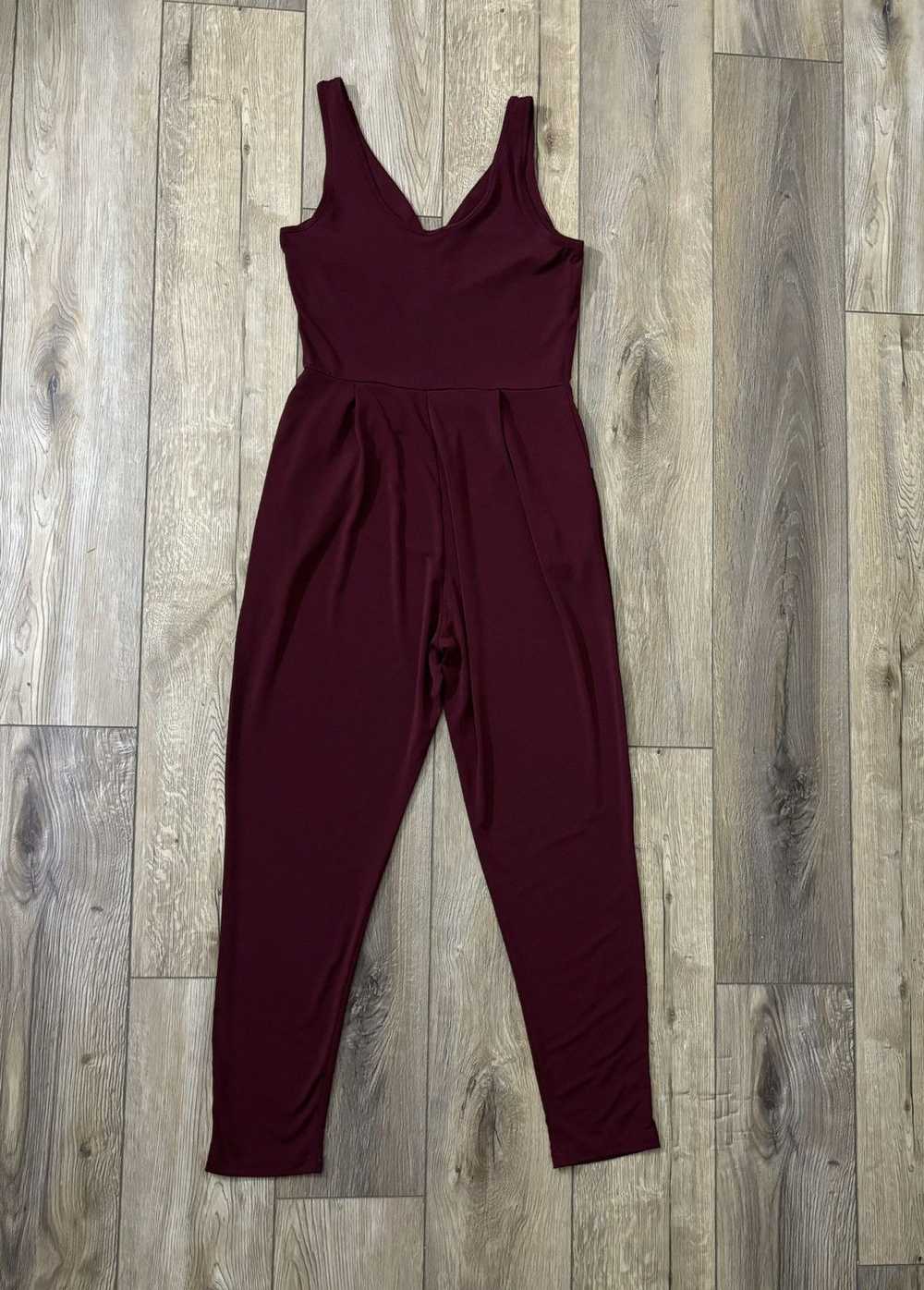 Other Burgundy Jumpsuit - image 2